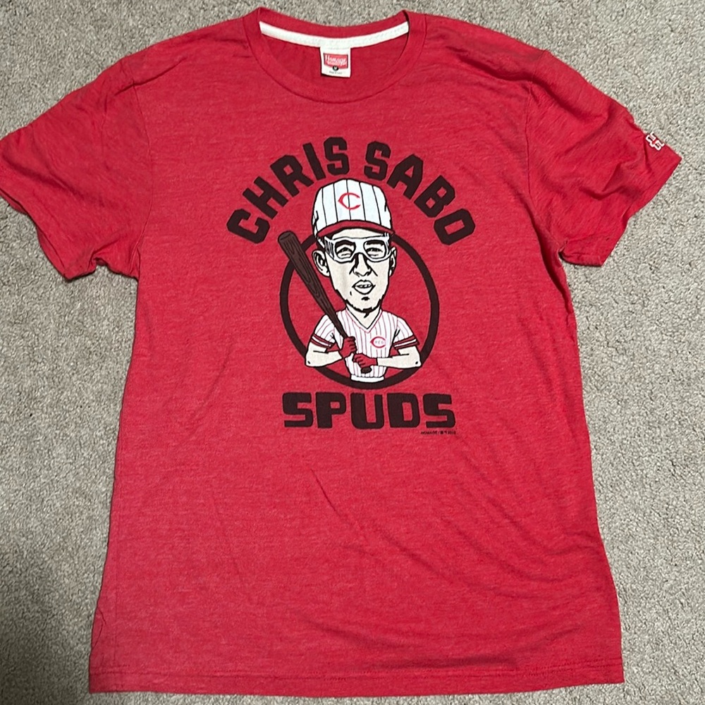 Homage Cincinnati Reds Chris Sabo T-Shirt Size M